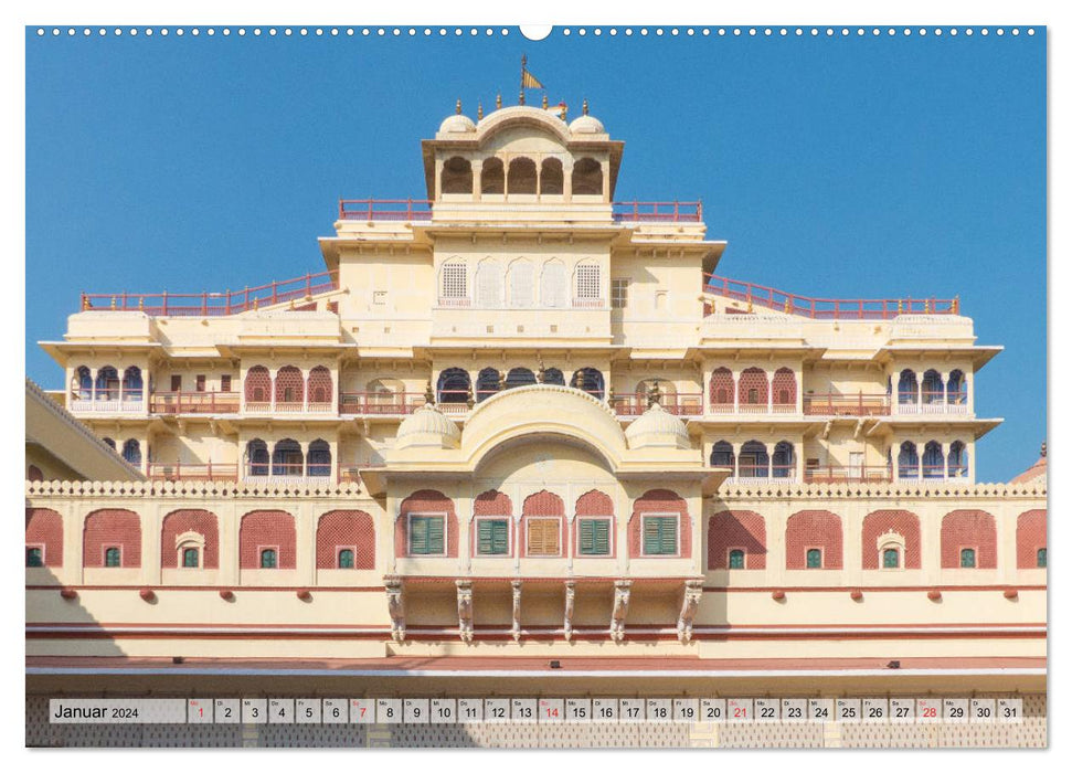 Indien - Imposant und Eindrucksvoll (CALVENDO Premium Wandkalender 2024)