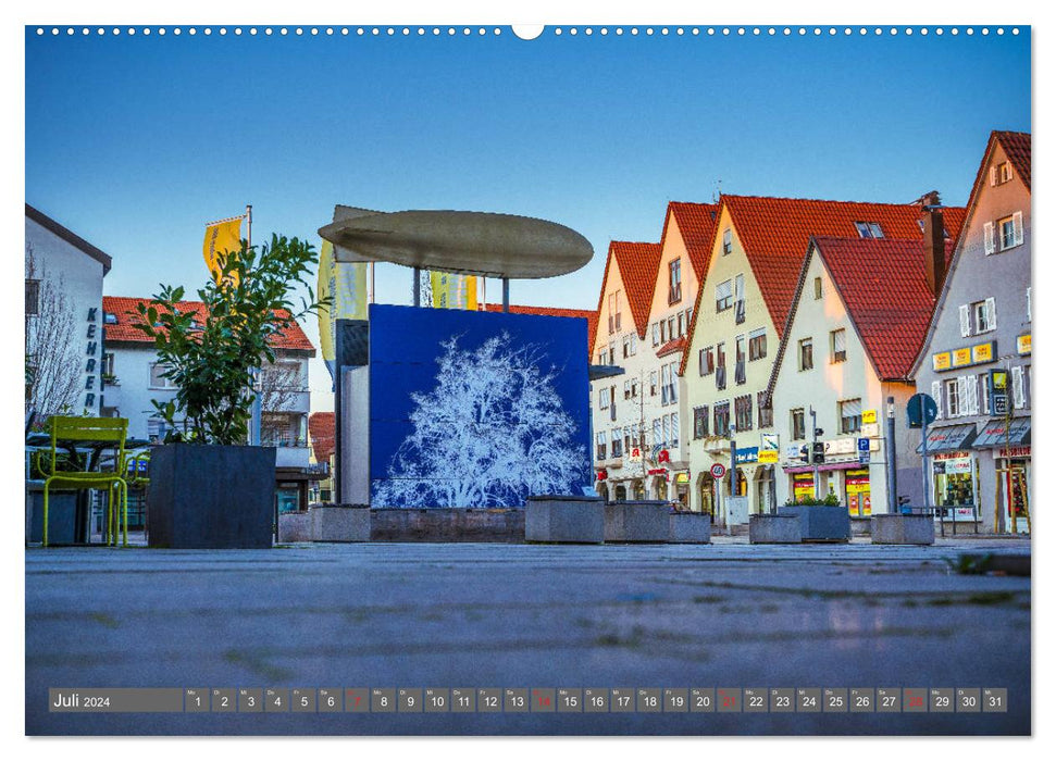 Impressionen aus Leinfelden-Echterdingen 2024 (CALVENDO Premium Wandkalender 2024)