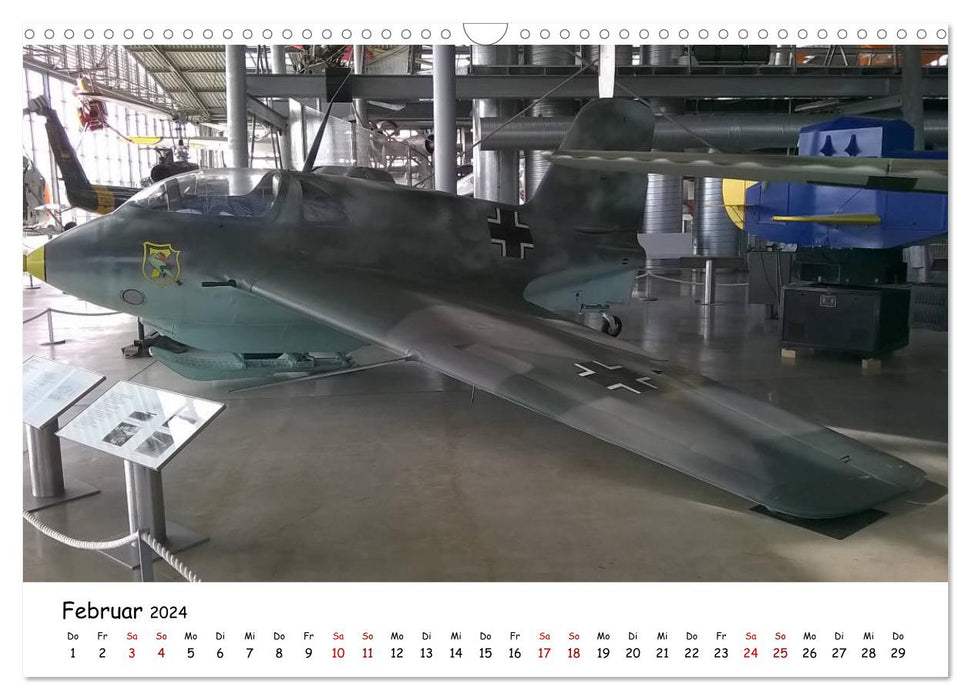Schleissheim Munich Aircraft Shipyard (CALVENDO Wall Calendar 2024) 