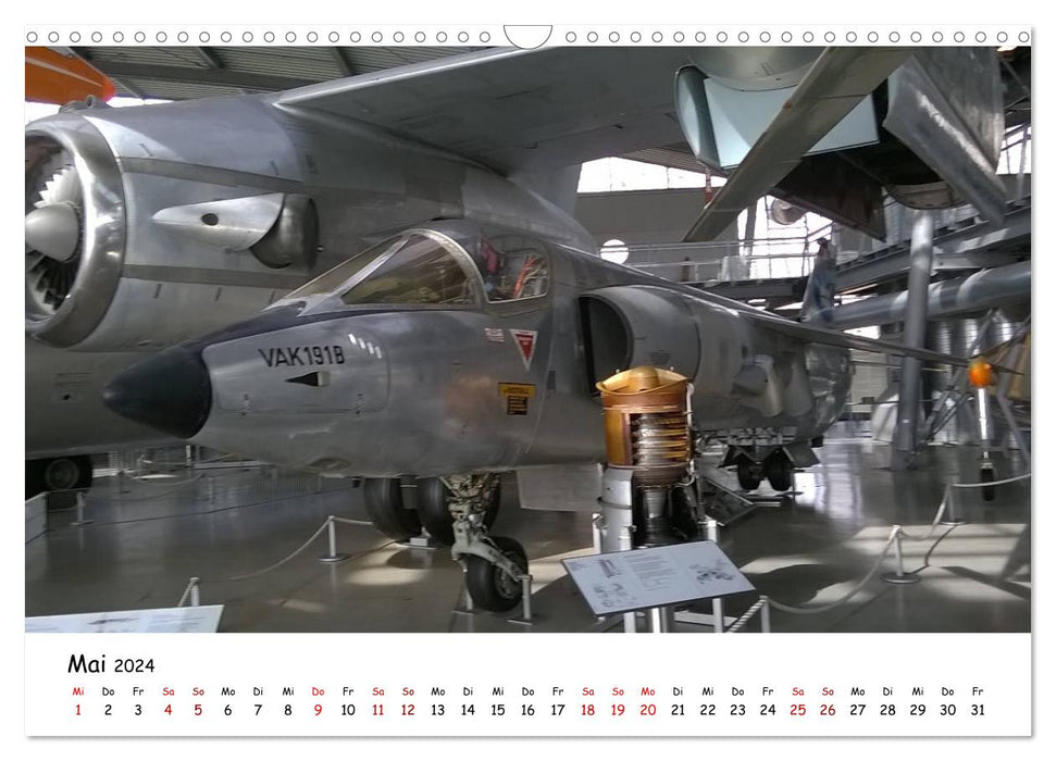 Schleissheim Munich Aircraft Shipyard (CALVENDO Wall Calendar 2024) 