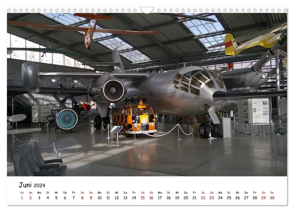 Schleissheim Munich Aircraft Shipyard (CALVENDO Wall Calendar 2024) 