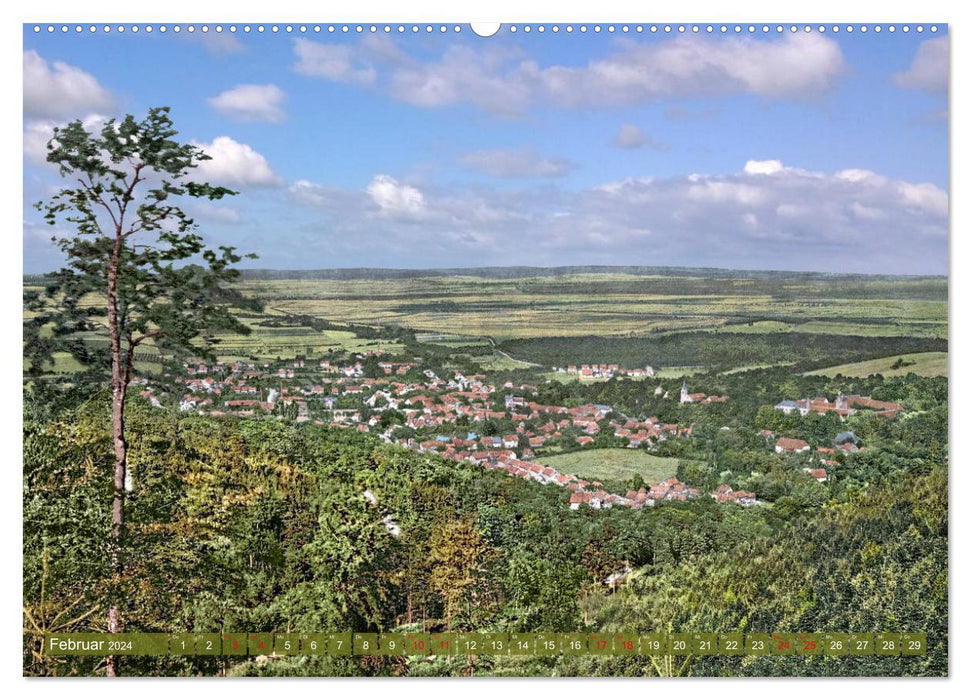 Eastern Harz during the imperial period (CALVENDO Premium Wall Calendar 2024) 