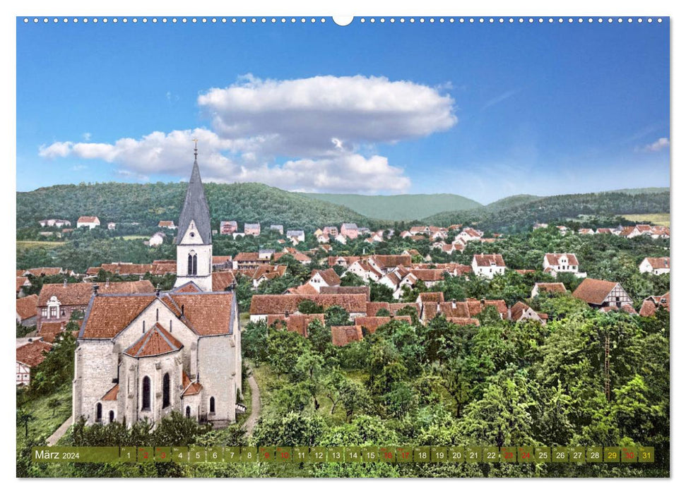 Eastern Harz during the imperial period (CALVENDO Premium Wall Calendar 2024) 