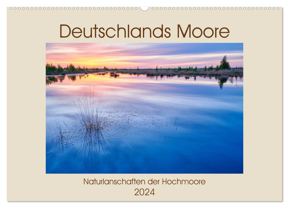 Deutschlands Moore (CALVENDO Wandkalender 2024)