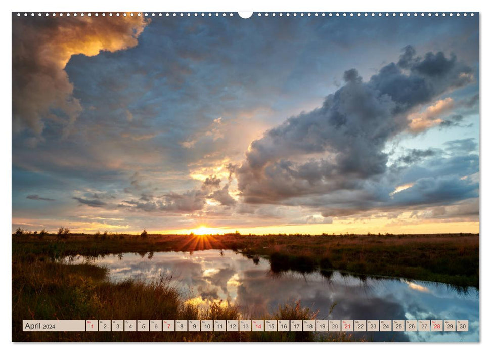 Germany's moors (CALVENDO wall calendar 2024) 