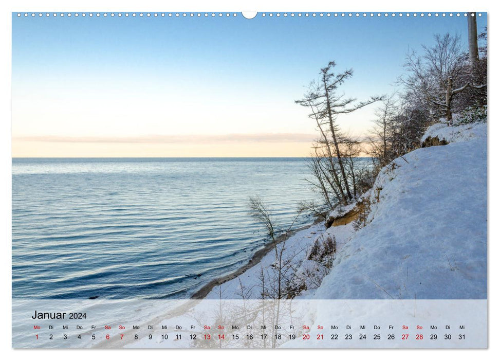 Baltic Sea Coast Schwedeneck 2024 (CALVENDO wall calendar 2024) 