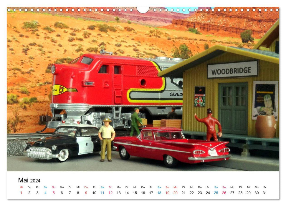 USA Modellautos (CALVENDO Wandkalender 2024)
