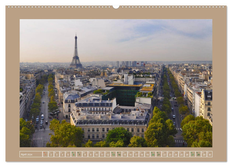 Erlebe mit mir die Dächer von Paris (CALVENDO Wandkalender 2024)