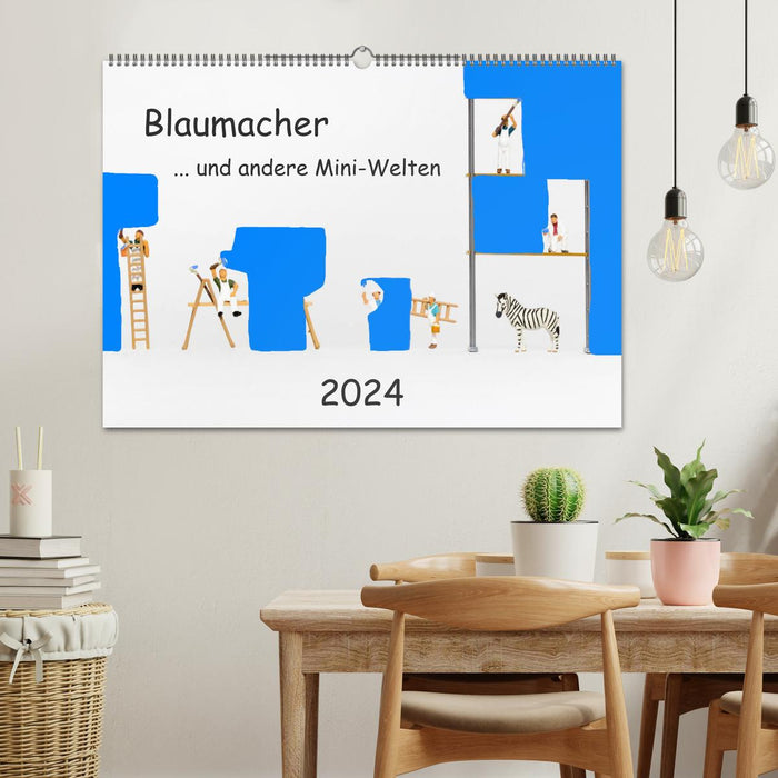 Blaumacher ... und andere Mini-Welten (CALVENDO Wandkalender 2024)