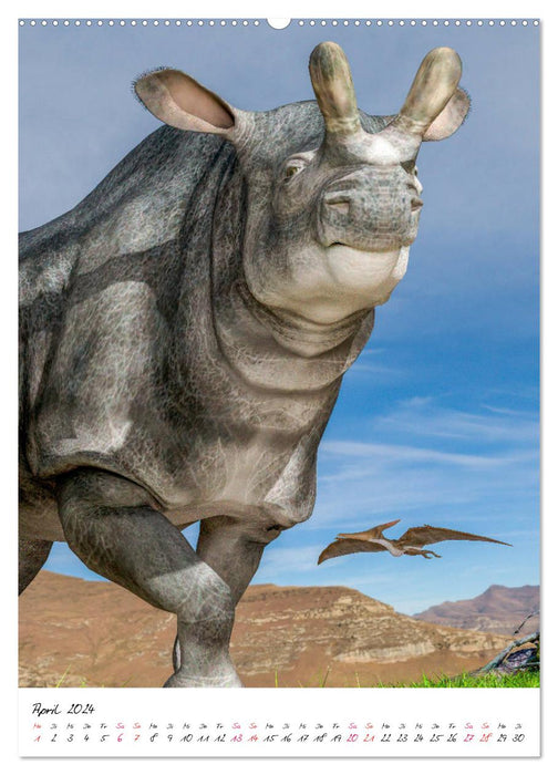 Dinosaurier aus der Vergangenheit (CALVENDO Wandkalender 2024)