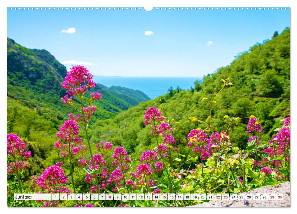Landschaften an der Amalfi Küste (CALVENDO Premium Wandkalender 2024)