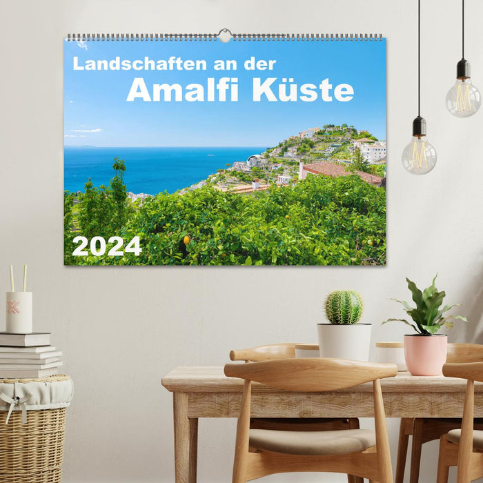Landschaften an der Amalfi Küste (CALVENDO Wandkalender 2024)