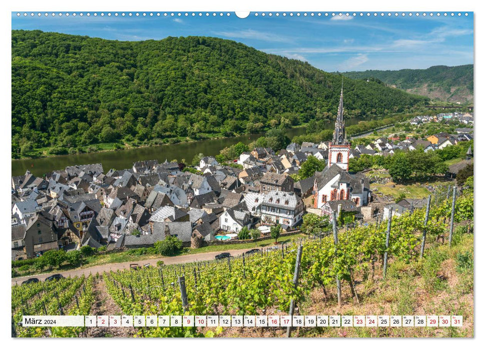 Von Trier nach Koblenz - Die Mosel (CALVENDO Wandkalender 2024)