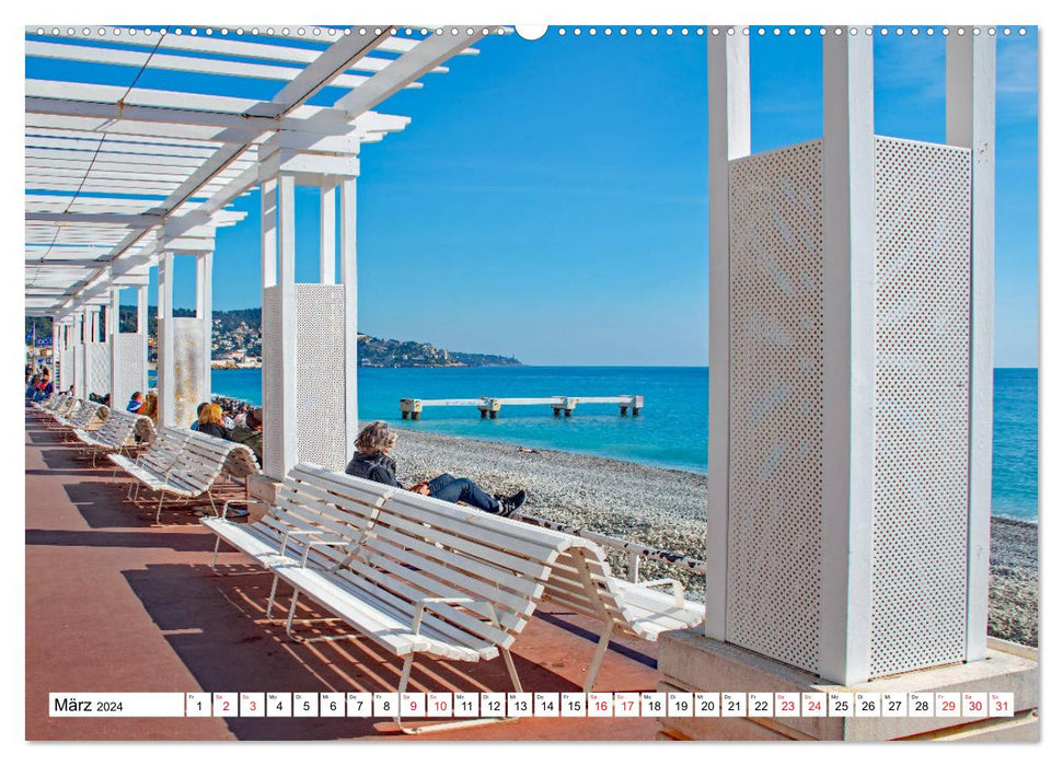 Côte d’Azur - malerische Küste am Mittelmeer (CALVENDO Premium Wandkalender 2024)