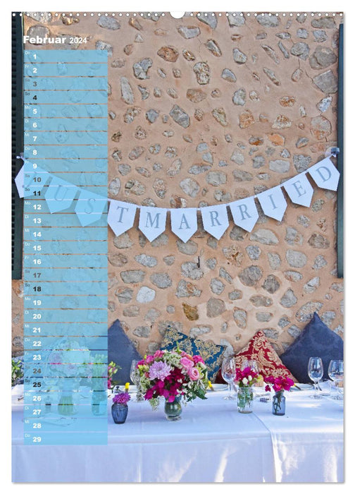My Wedding Planner - Hochzeitsplaner für den schönsten Tag im Leben (CALVENDO Premium Wandkalender 2024)