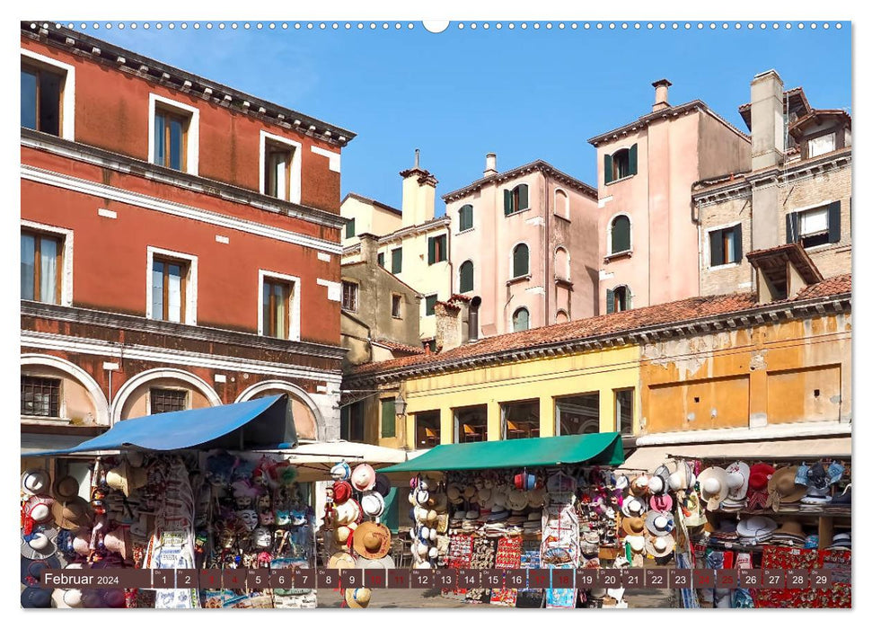 In Sehnsucht Dein Venedig (CALVENDO Premium Wandkalender 2024)