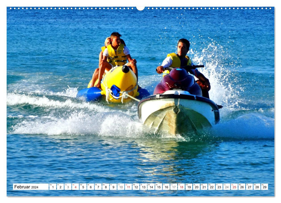 Lust auf Meer - Wasserfreuden in Kuba (CALVENDO Wandkalender 2024)