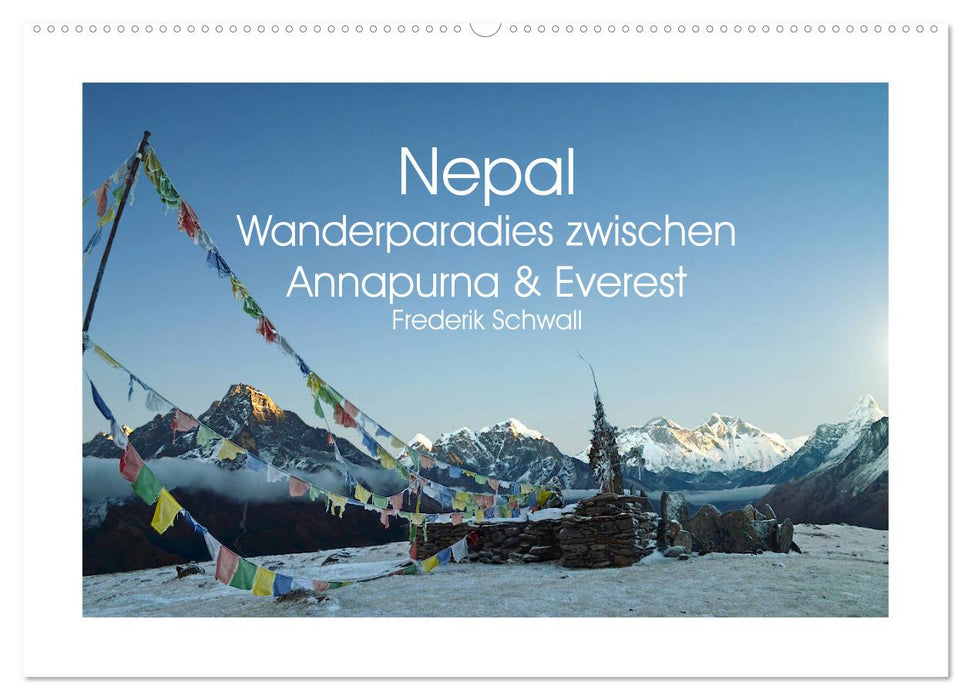 Népal - paradis de la randonnée entre Annapurna et Everest (calendrier mural CALVENDO 2024) 