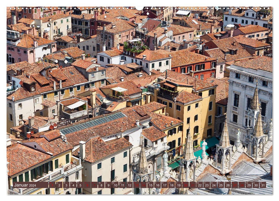 In Sehnsucht Dein Venedig (CALVENDO Wandkalender 2024)