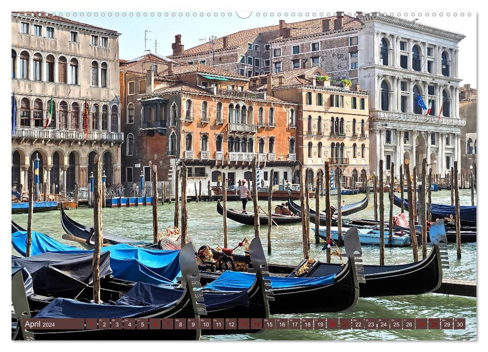 In Sehnsucht Dein Venedig (CALVENDO Wandkalender 2024)