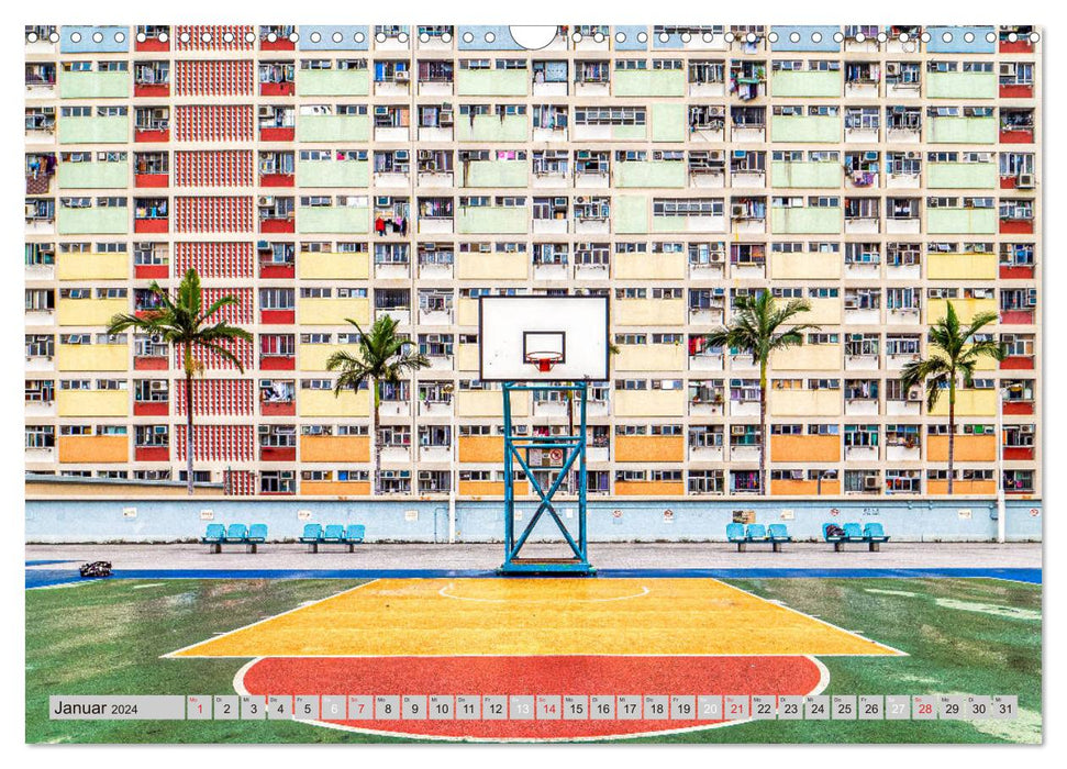 Impressions de Hong Kong (calendrier mural CALVENDO 2024) 