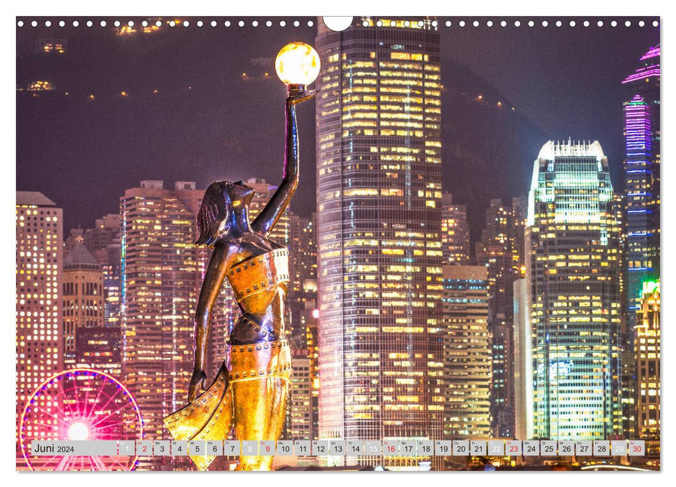 Hongkong Impressionen (CALVENDO Wandkalender 2024)