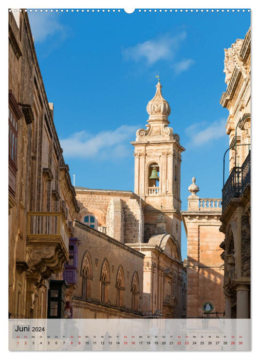 Malte et Gozo - Moments colorés (Calendrier mural CALVENDO 2024) 