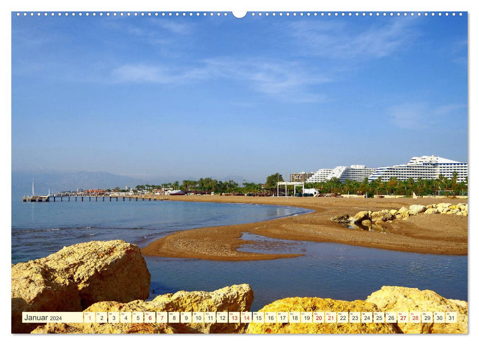 Urlaubsparadies Antalya-Lara (CALVENDO Wandkalender 2024)