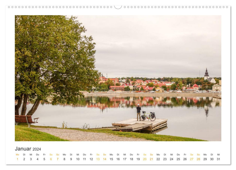 Bonheur de vacances à vélo Mer Baltique (Calendrier mural CALVENDO Premium 2024) 