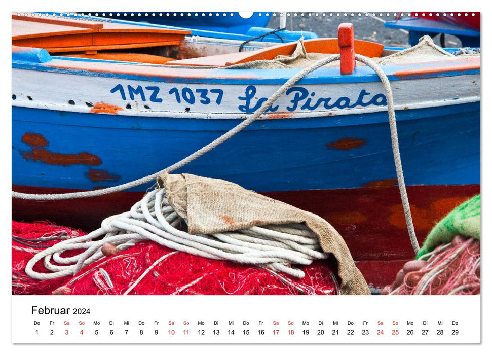 Auf den Liparischen Inseln (CALVENDO Wandkalender 2024)