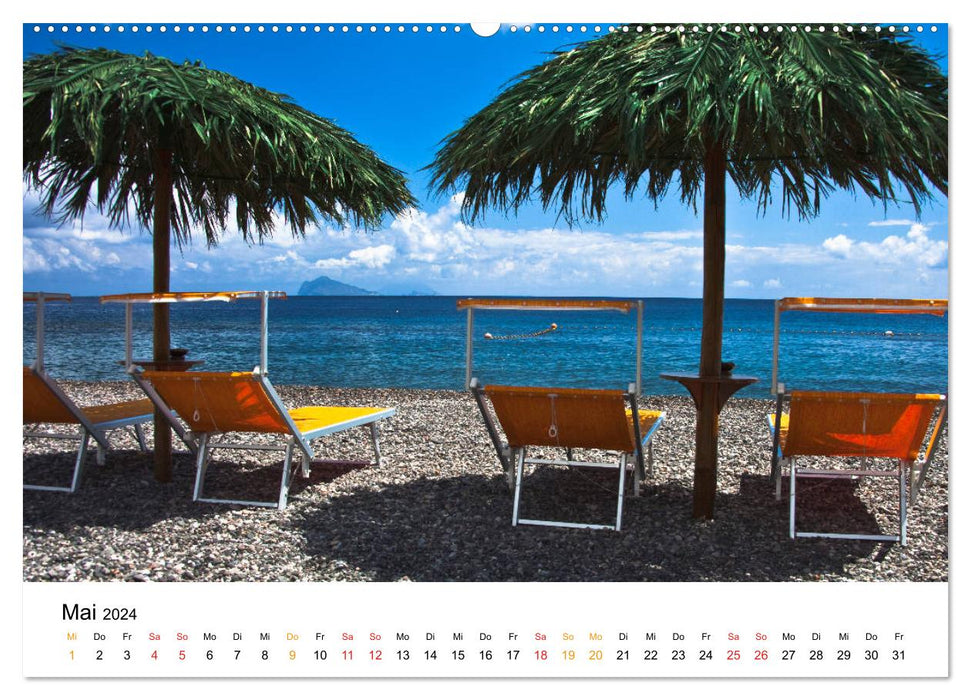 Auf den Liparischen Inseln (CALVENDO Wandkalender 2024)