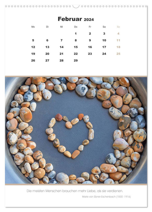 Herz-Symbole im Alltag 2024 (CALVENDO Wandkalender 2024)