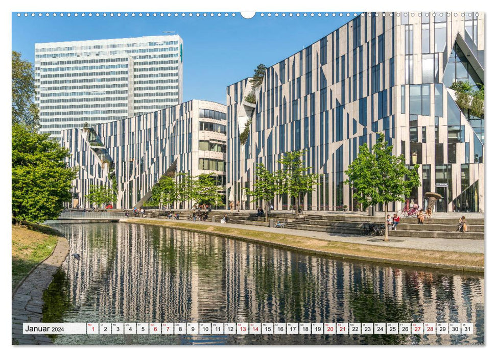 Landeshauptstadt Düsseldorf (CALVENDO Premium Wandkalender 2024)