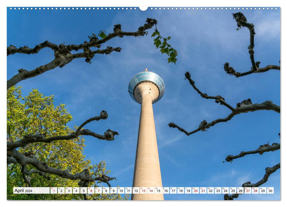 Landeshauptstadt Düsseldorf (CALVENDO Premium Wandkalender 2024)