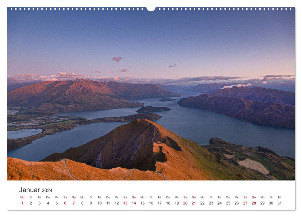Neuseeland - Natur pur am anderen Ende der Welt (CALVENDO Premium Wandkalender 2024)