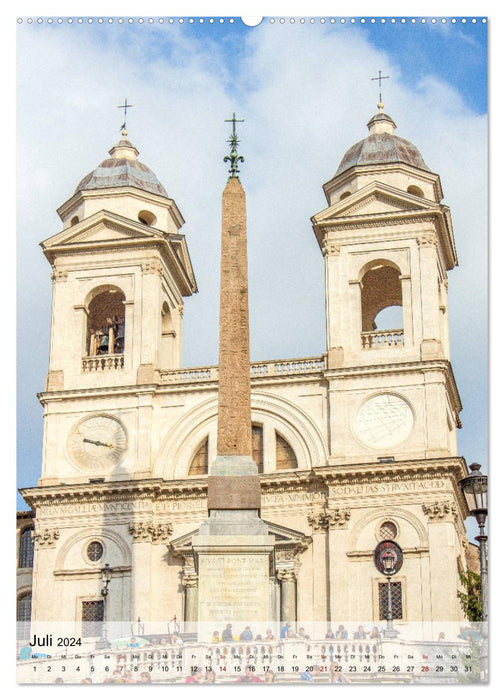 Kirchen in Rom (CALVENDO Premium Wandkalender 2024)