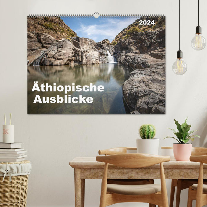 Äthiopische Ausblicke (CALVENDO Wandkalender 2024)