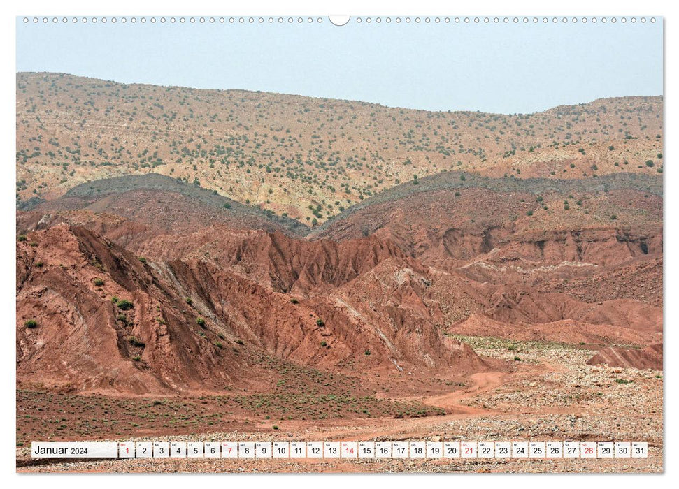 Fascination ATLAS, la puissante région montagneuse du Maroc (Calvendo Premium Wall Calendar 2024) 