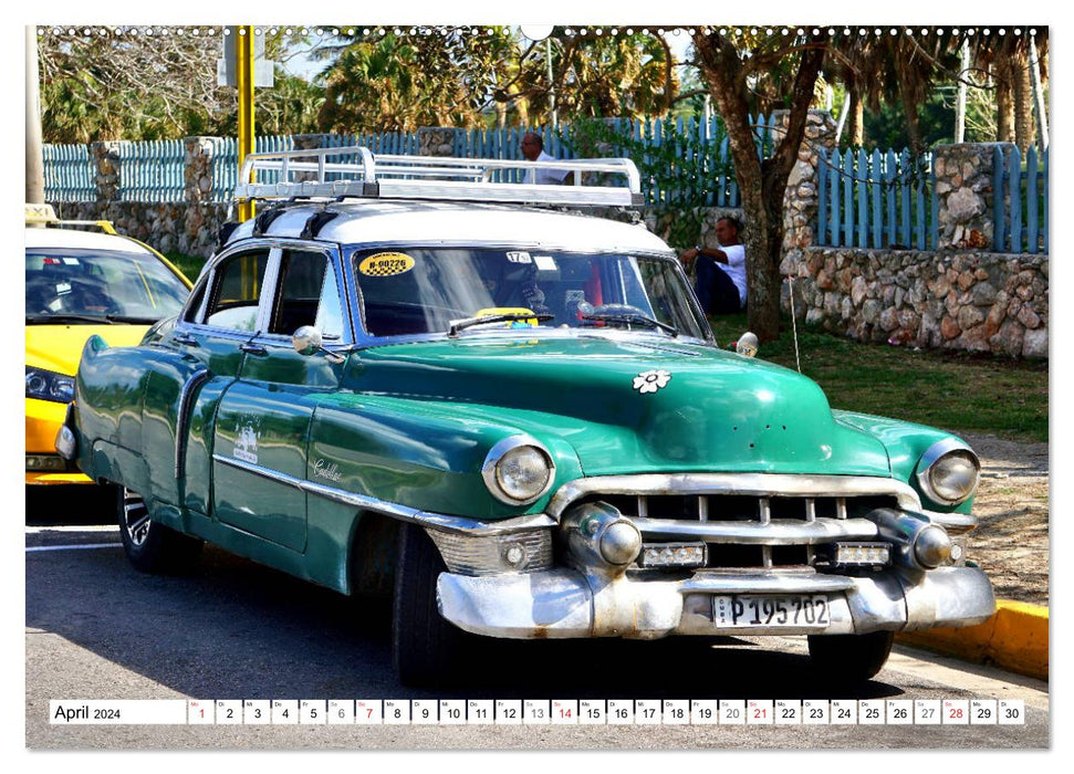 Cadillac 1953 - centrale électrique sur roues (Calvendo Premium Wall Calendar 2024) 