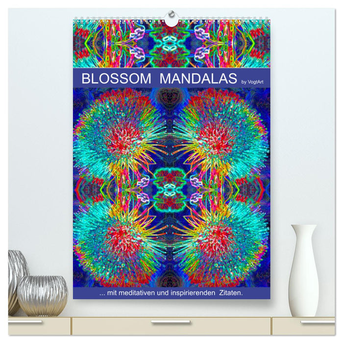 Blossom Mandalas par VogtArt (Calvendo Premium Wall Calendar 2024) 