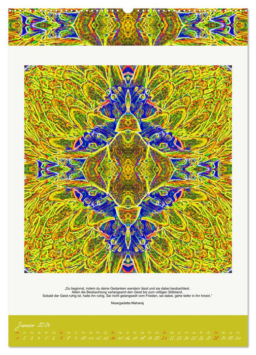 Blossom Mandalas by VogtArt (CALVENDO Premium Wandkalender 2024)