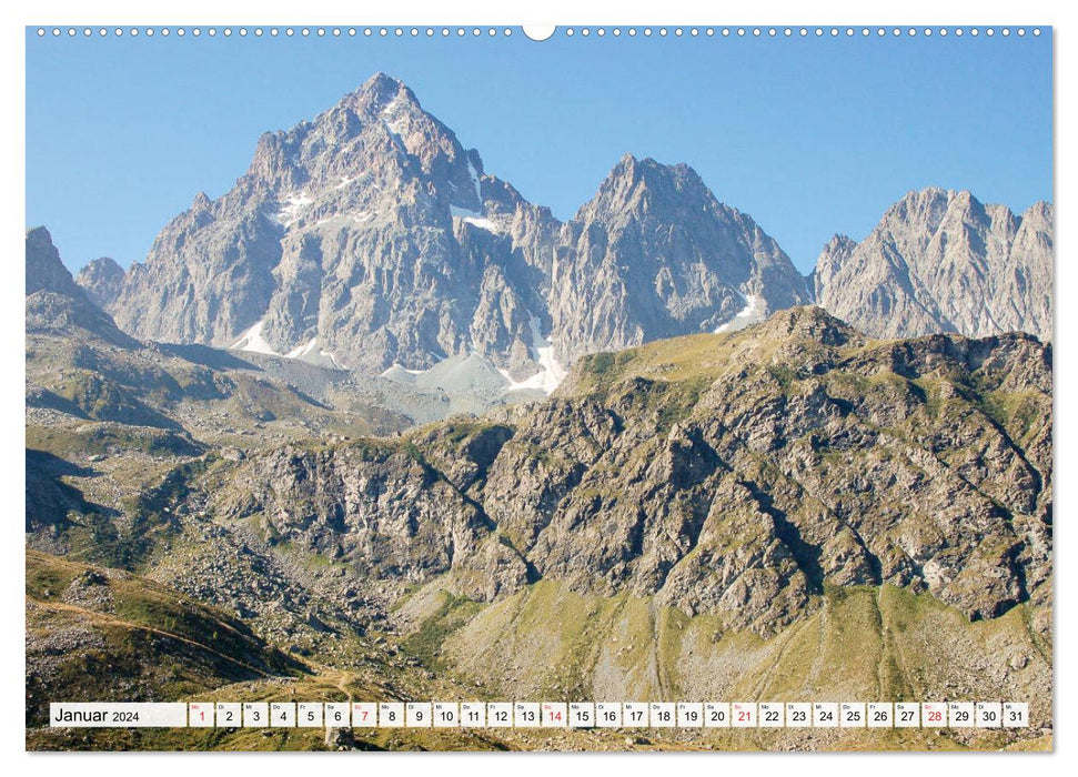 Piémont et Vallée d'Aoste (Calvendo Premium Wall Calendar 2024) 