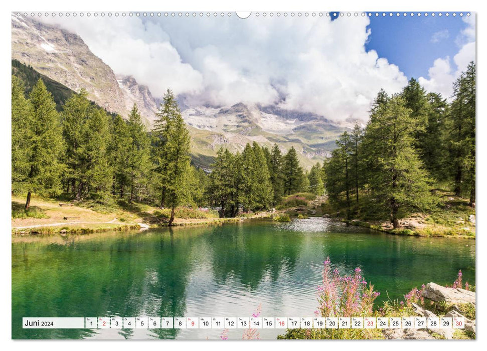 Piemont und Aostatal (CALVENDO Premium Wandkalender 2024)