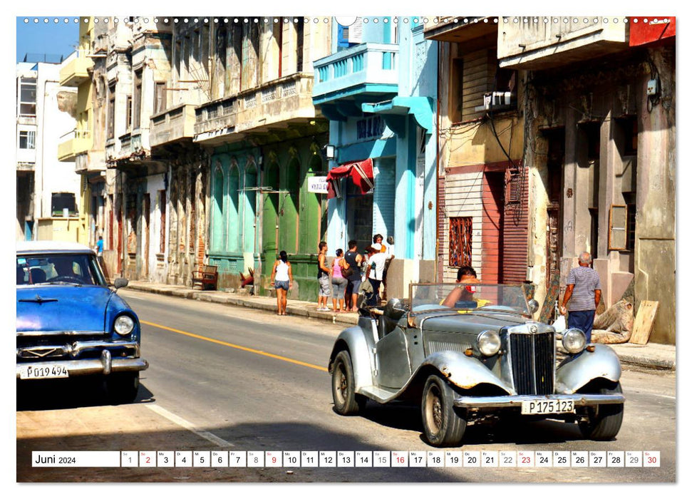 MG Classics – Voitures classiques britanniques à Cuba (Calvendo Premium Wall Calendar 2024) 