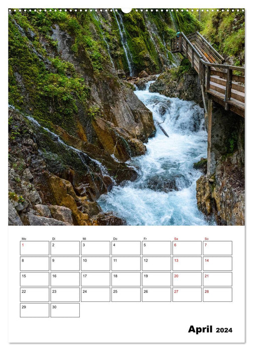 Mon pays de Berchtesgadener (Calvendo Premium Calendrier mural 2024) 