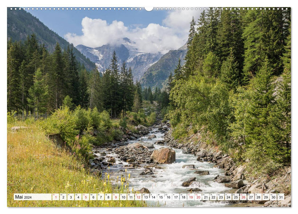 Piémont et Vallée d'Aoste (Calendrier mural CALVENDO 2024) 