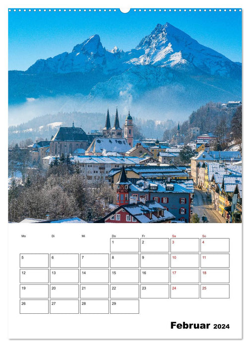 Mon pays de Berchtesgadener (calendrier mural CALVENDO 2024) 