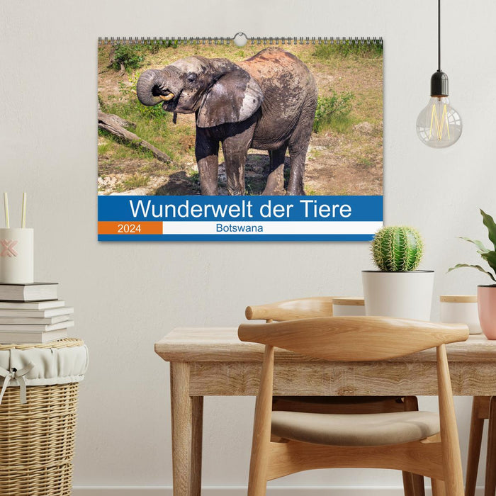 Wunderwelt der Tiere - Botswana (CALVENDO Wandkalender 2024)