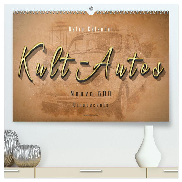 Kult-Autos, Nuova 500 (CALVENDO Premium Wandkalender 2024)