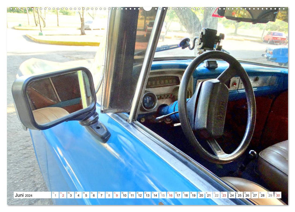 Capitaine à Cuba - La légende des voitures anciennes d'Opel (Calvendo Premium Wall Calendar 2024) 